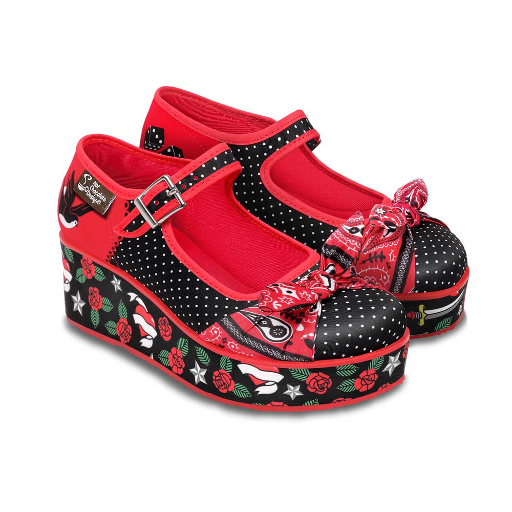 Chocolaticas® Rockabilly Women's Platform