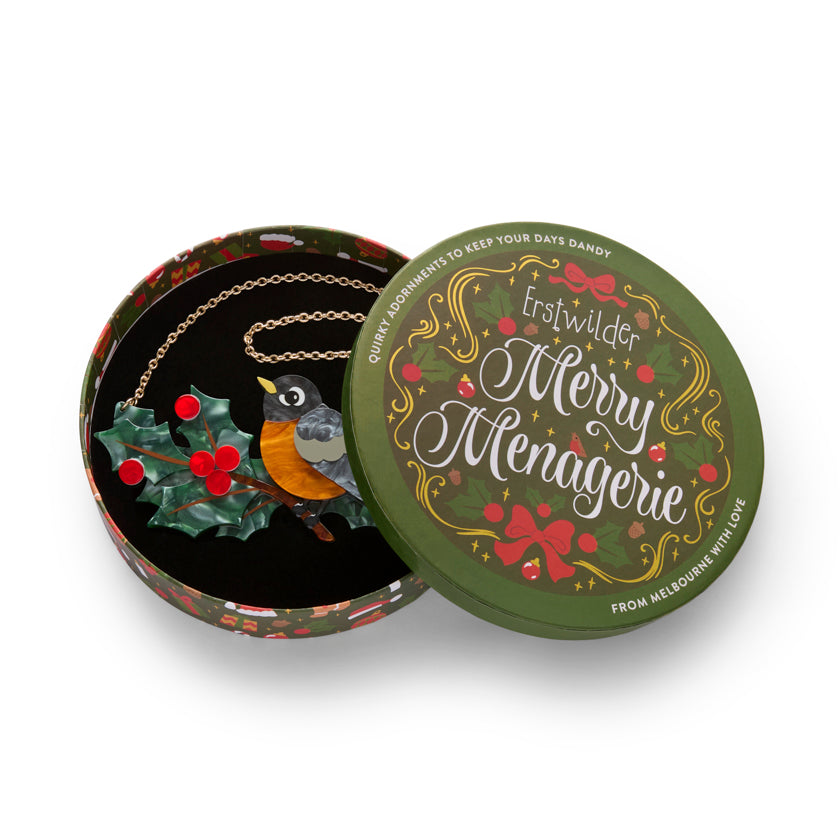 Ruby the Robin Necklace