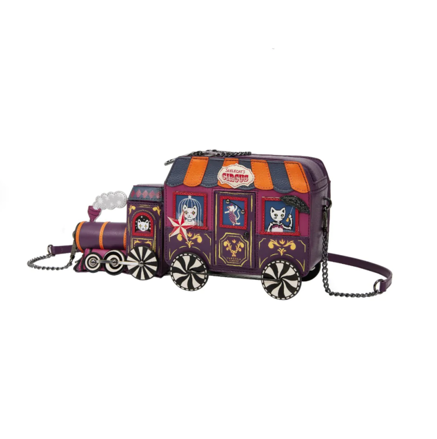 Skelecat's Travelling Ghost Circus ~ Train Bag