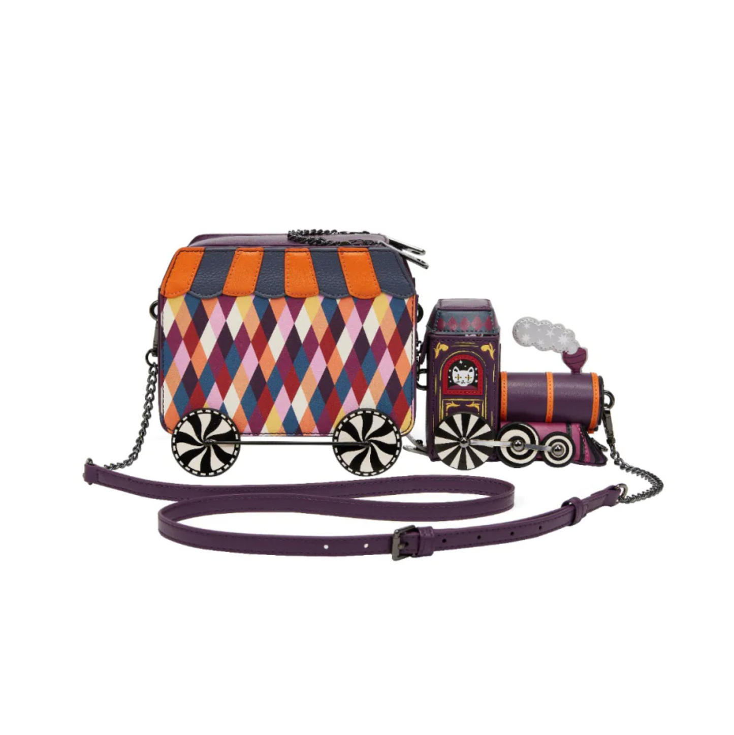 Skelecat's Travelling Ghost Circus ~ Train Bag