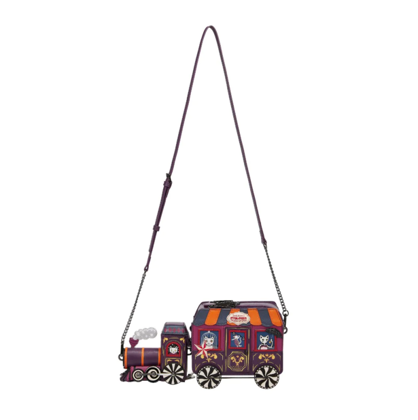 Skelecat's Travelling Ghost Circus ~ Train Bag