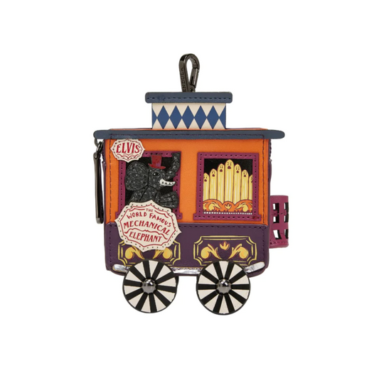 Skelecat's Travelling Ghost Circus ~ Train Carriage Coin Purse