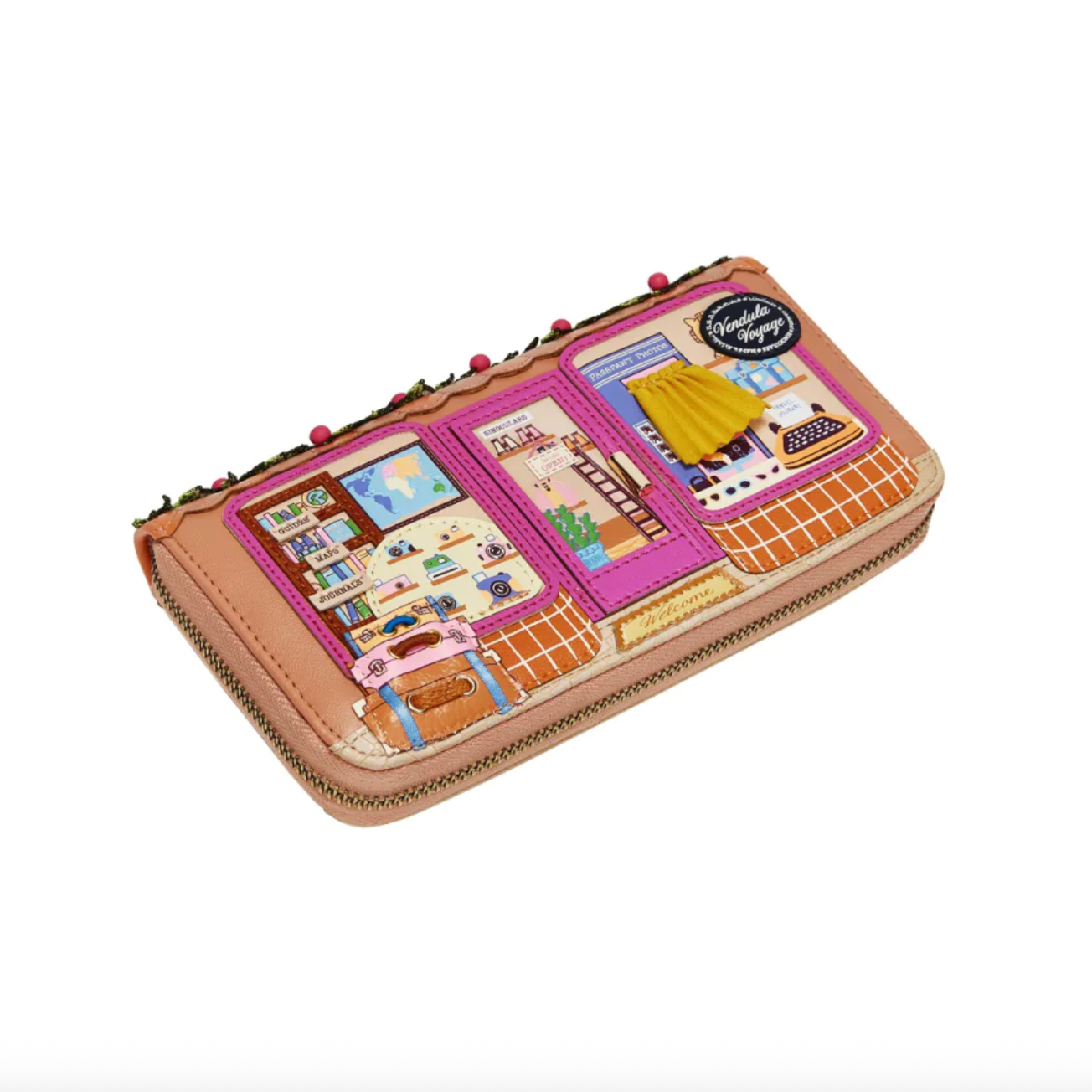 Vendula Voyage ~ Large Ziparound Wallet