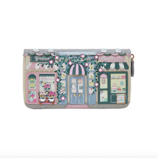Posies and Patisseries ~ Large Zip Around Wallet