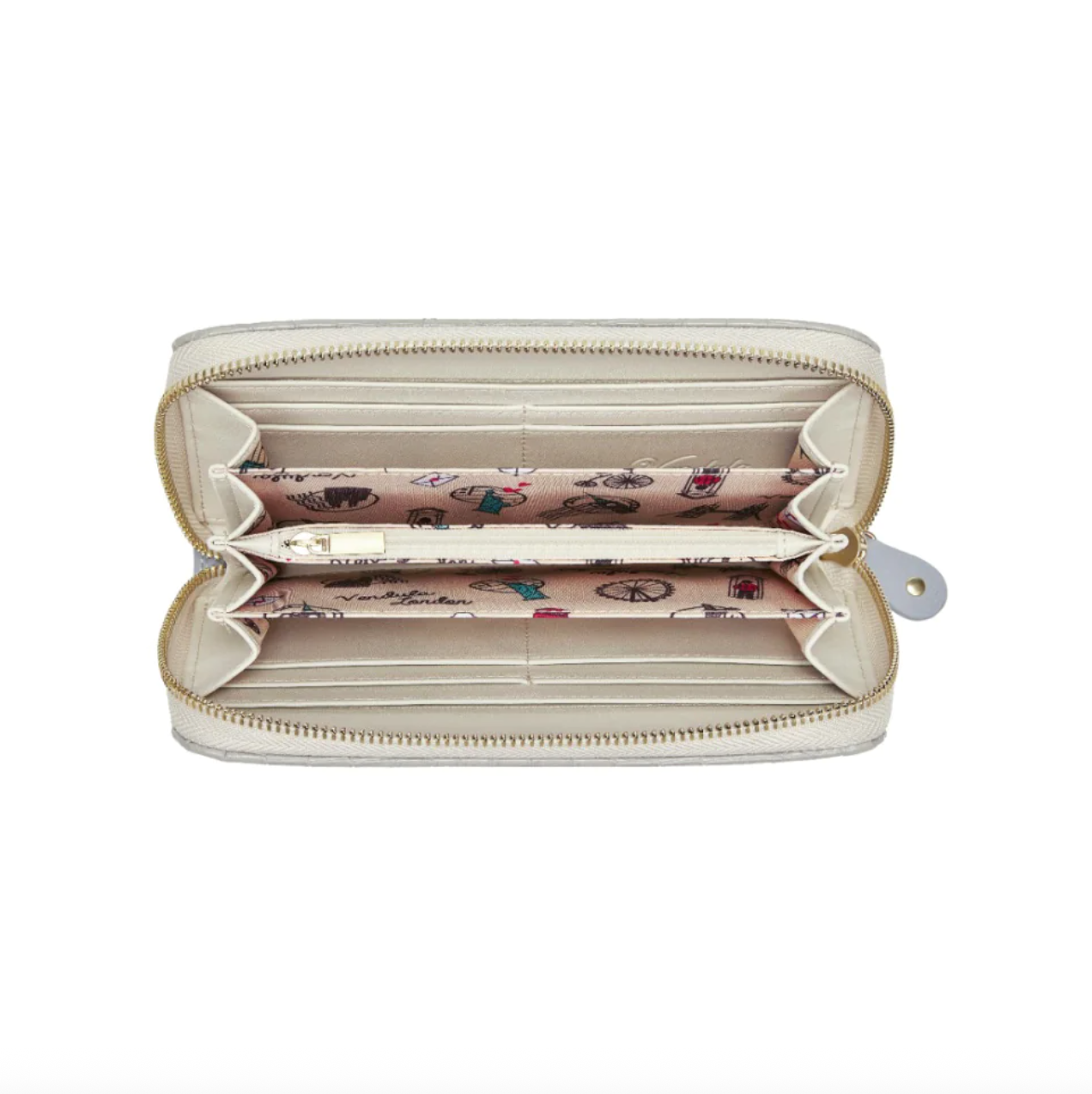 Posies and Patisseries ~ Large Zip Around Wallet