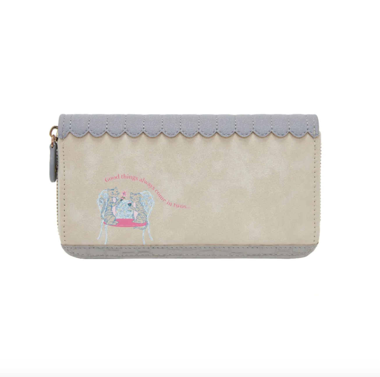 Posies and Patisseries ~ Large Zip Around Wallet