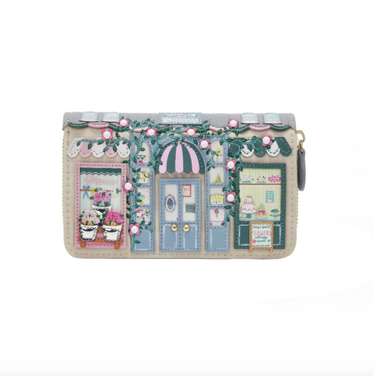 Posies and Patisseries ~ Medium Zip Around Wallet