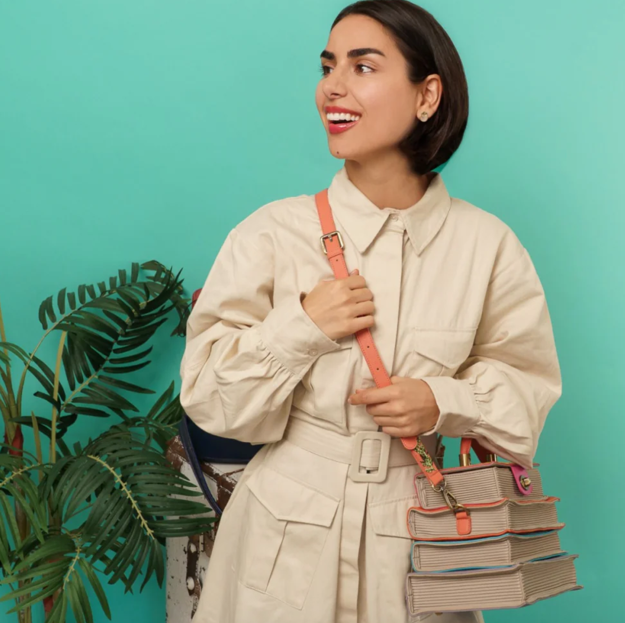 Vendula Voyage ~ Travel Book Stack Bag