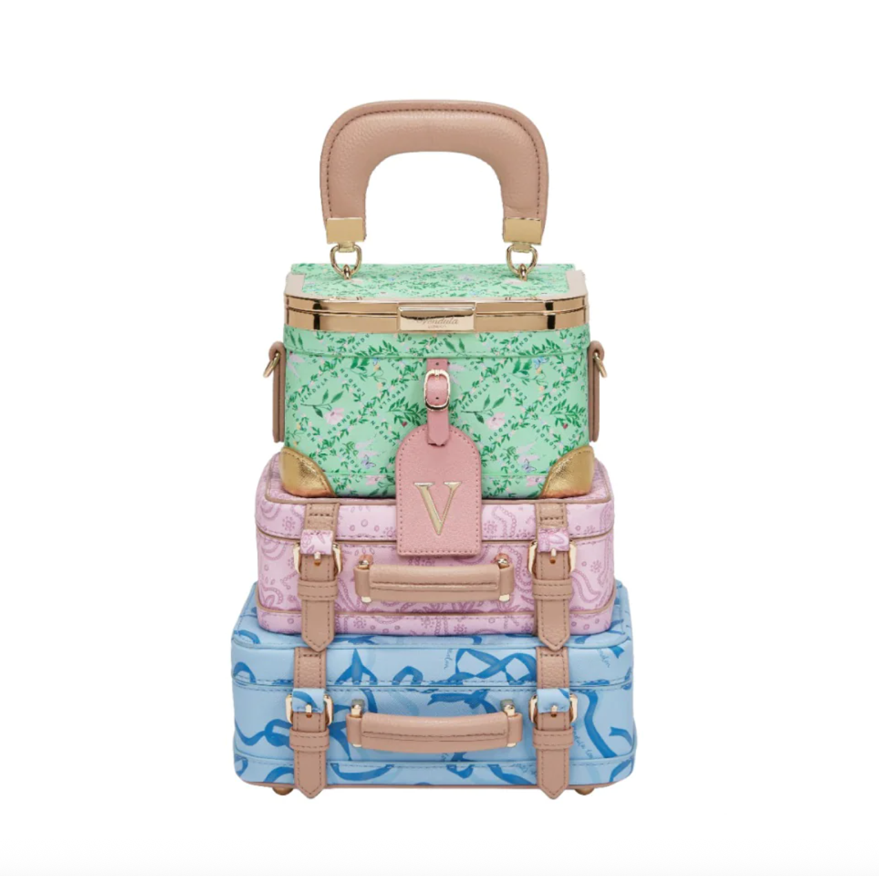 The Grand Vendula Hotel ~ Suitcase Stack Bag