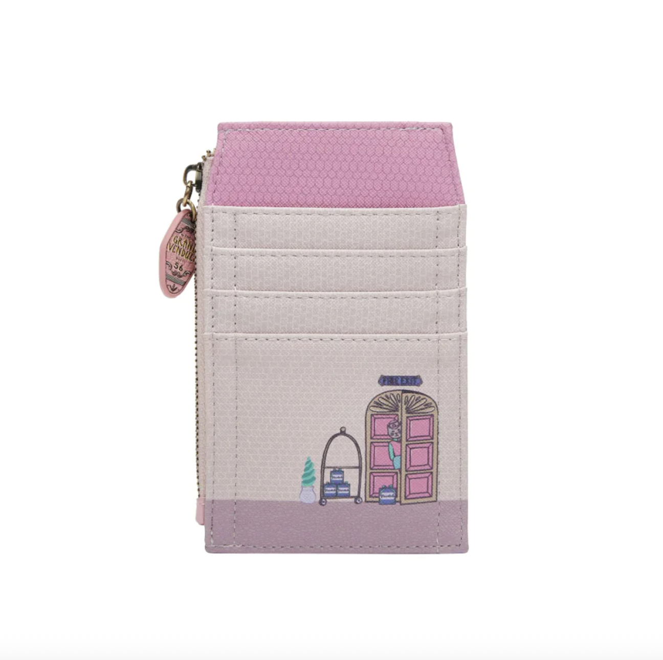 The Grand Vendula Hotel ~ Zipper Card Coin Purse