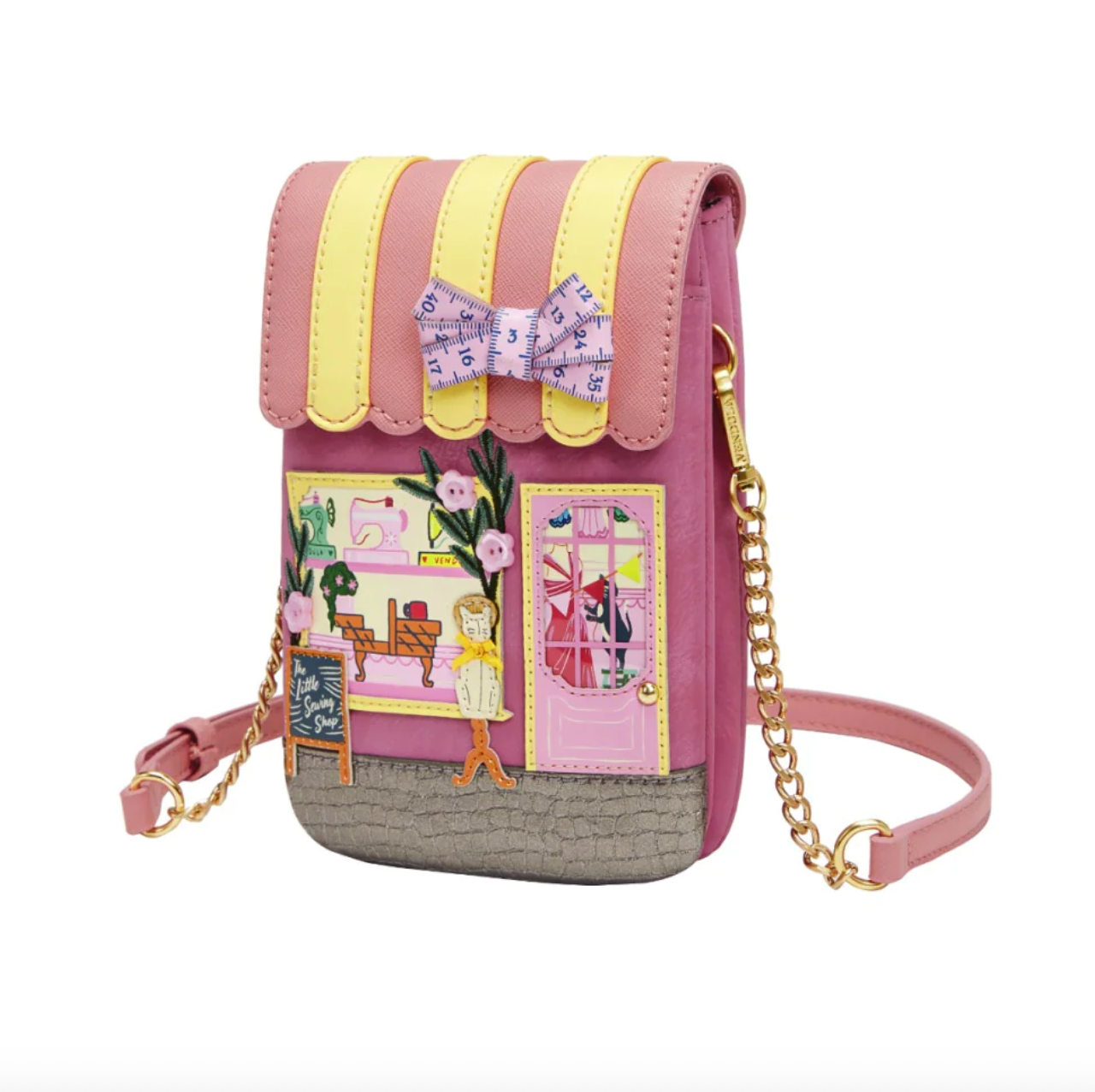 Sewing Shop (Raspberry) ~ Phone Pouch