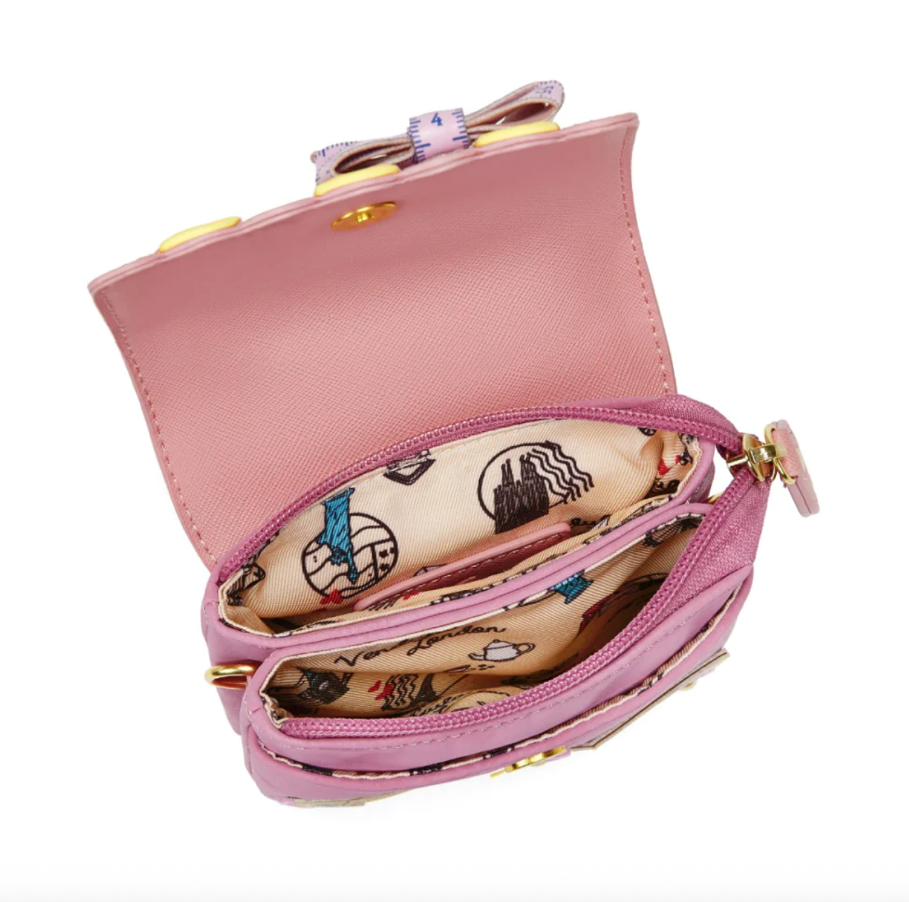 Sewing Shop (Raspberry) ~ Phone Pouch