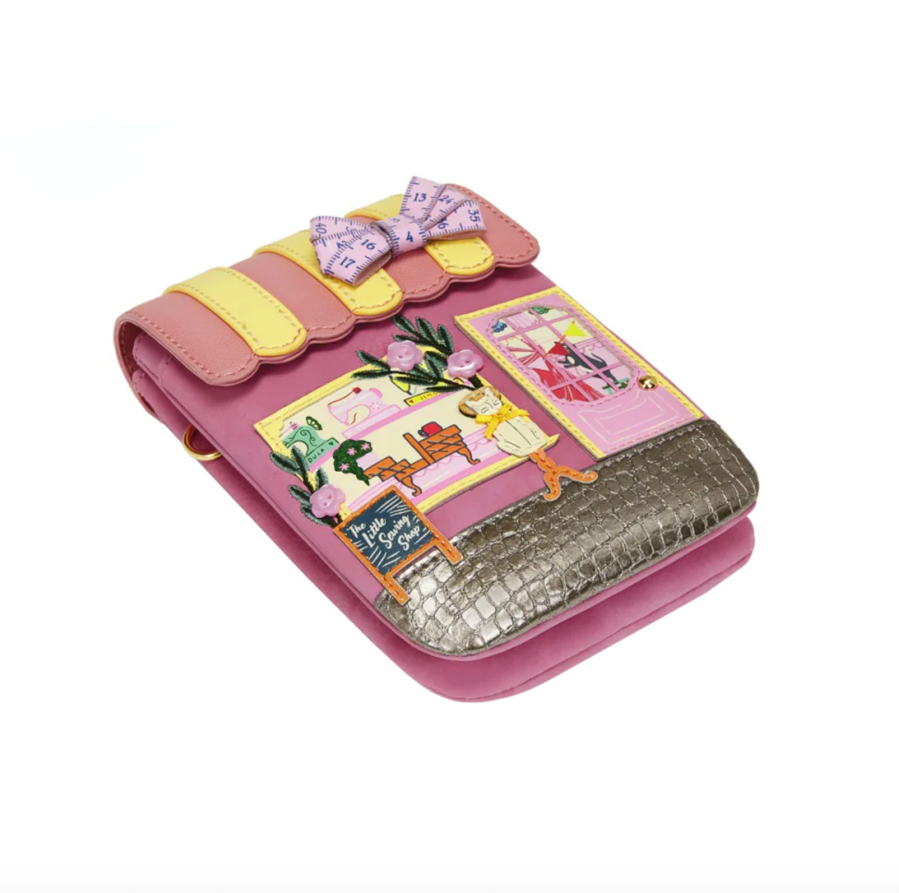 Sewing Shop (Raspberry) ~ Phone Pouch
