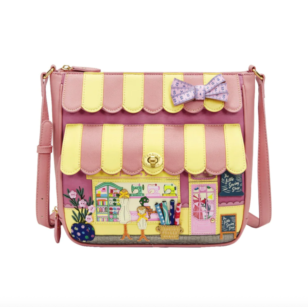 Sewing Shop (Raspberry) ~ Esme Bag