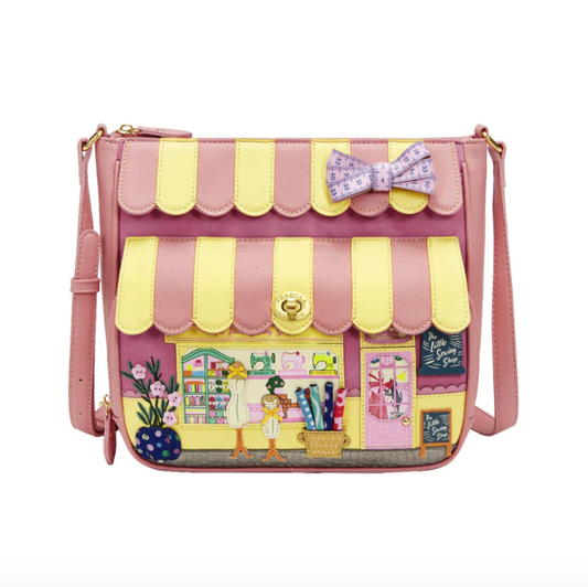 Sewing Shop (Raspberry) ~ Esme Bag