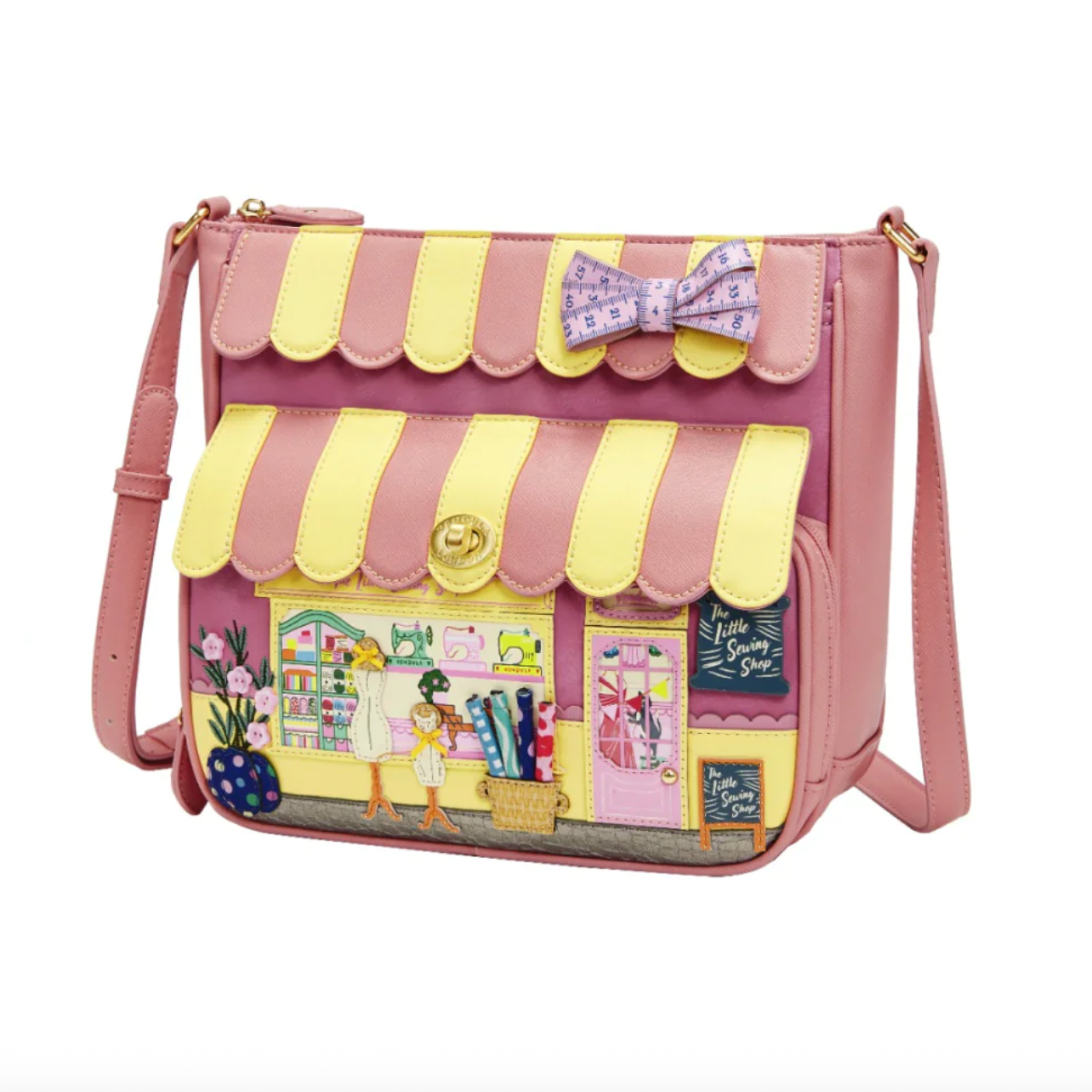 Sewing Shop (Raspberry) ~ Esme Bag