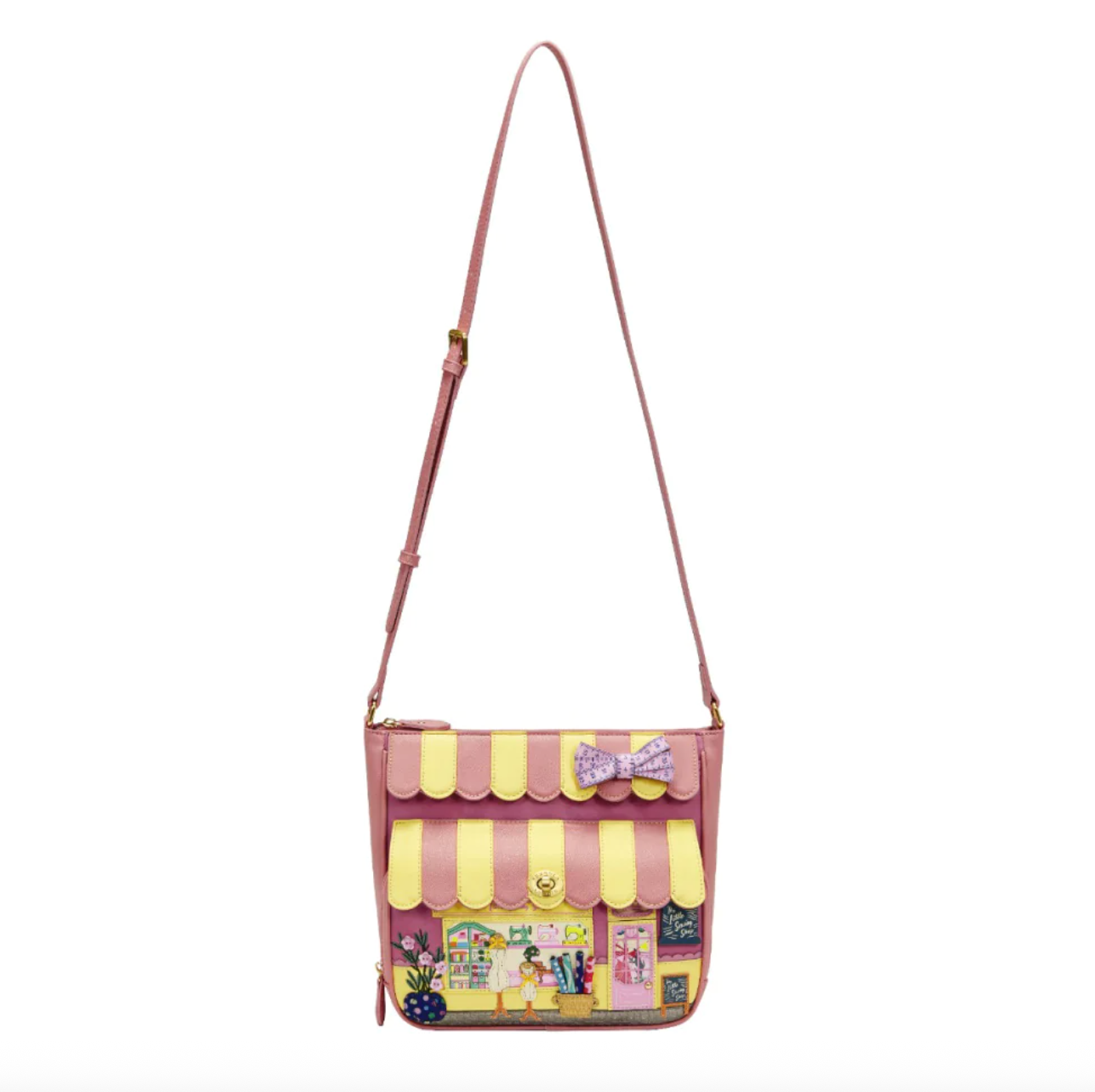 Sewing Shop (Raspberry) ~ Esme Bag