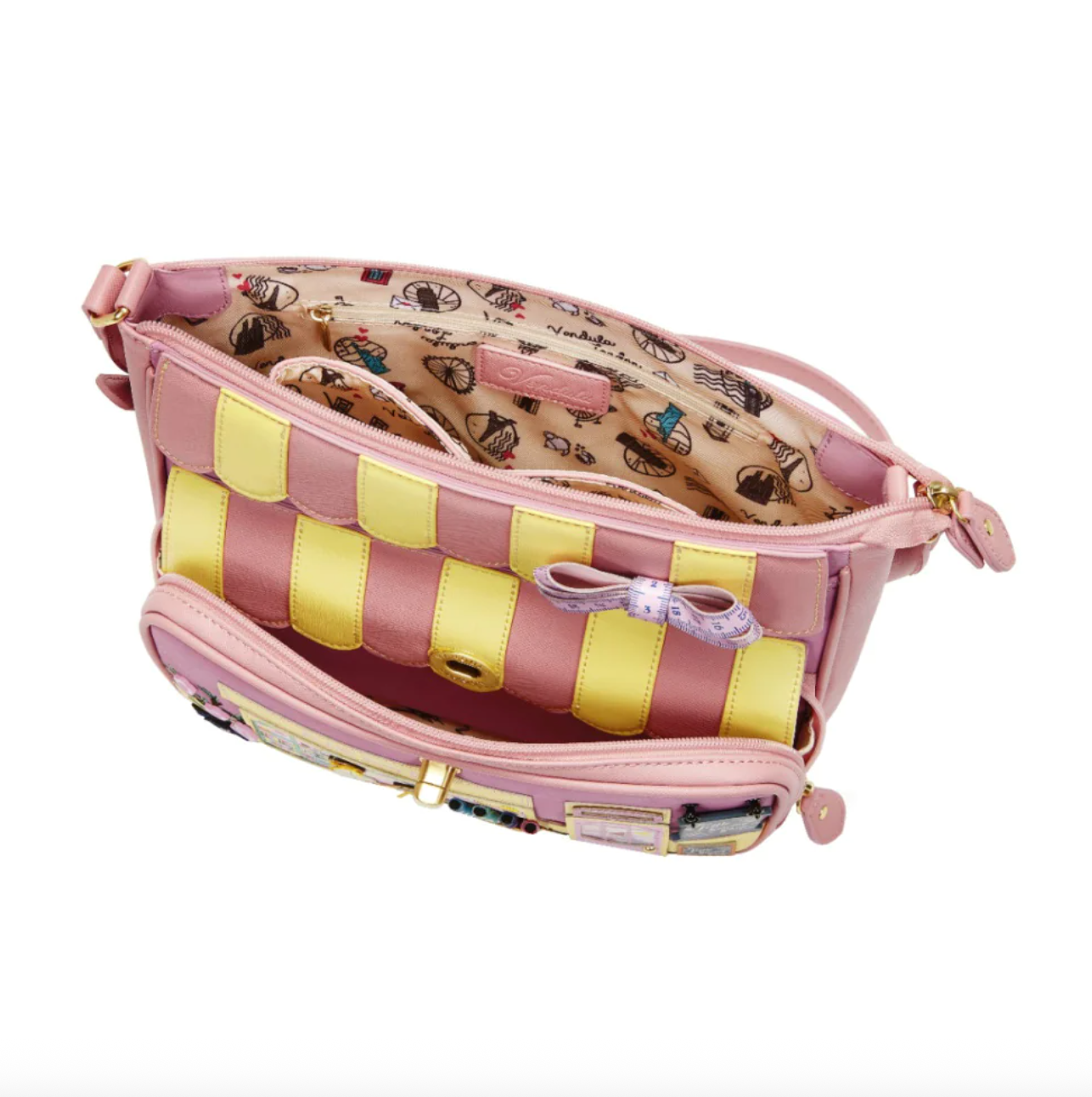 Sewing Shop (Raspberry) ~ Esme Bag