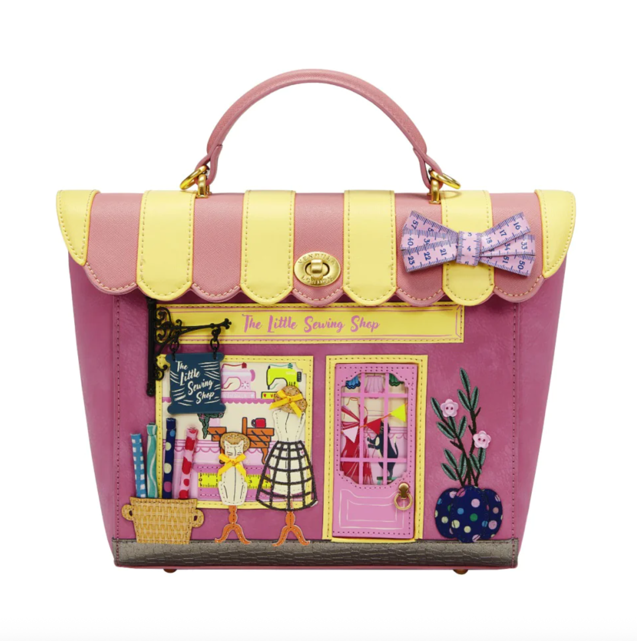 Sewing Shop (Raspberry) ~ Classic Backpack