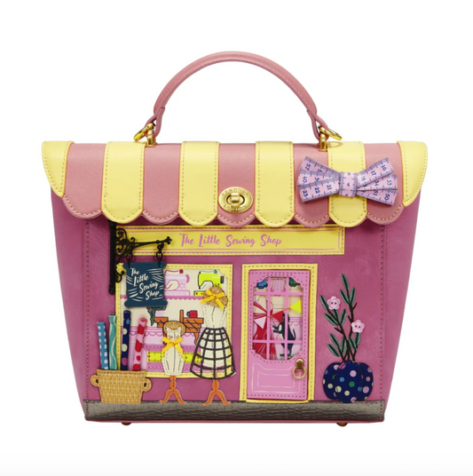 Sewing Shop (Raspberry) ~ Classic Backpack