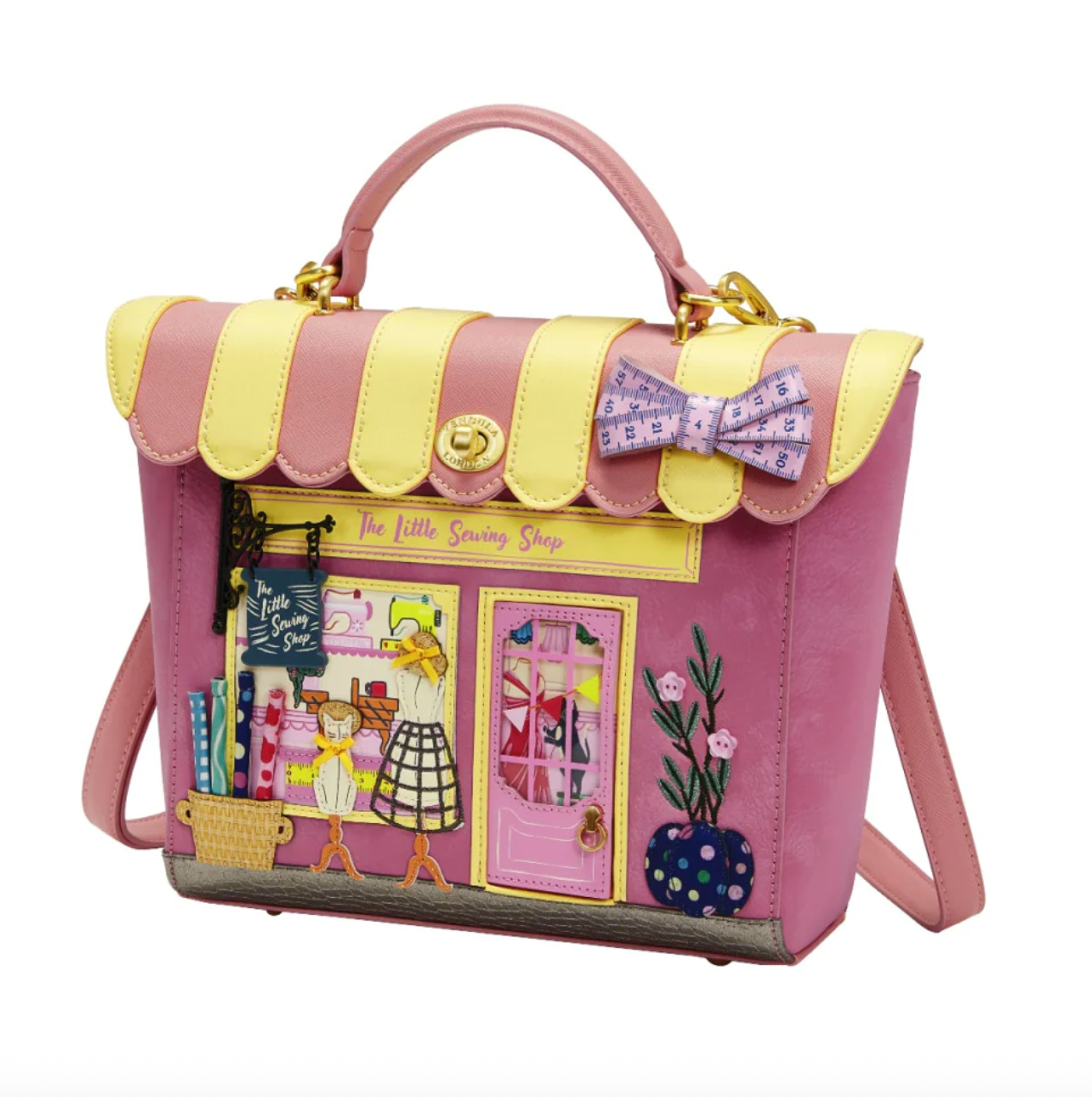 Sewing Shop (Raspberry) ~ Classic Backpack