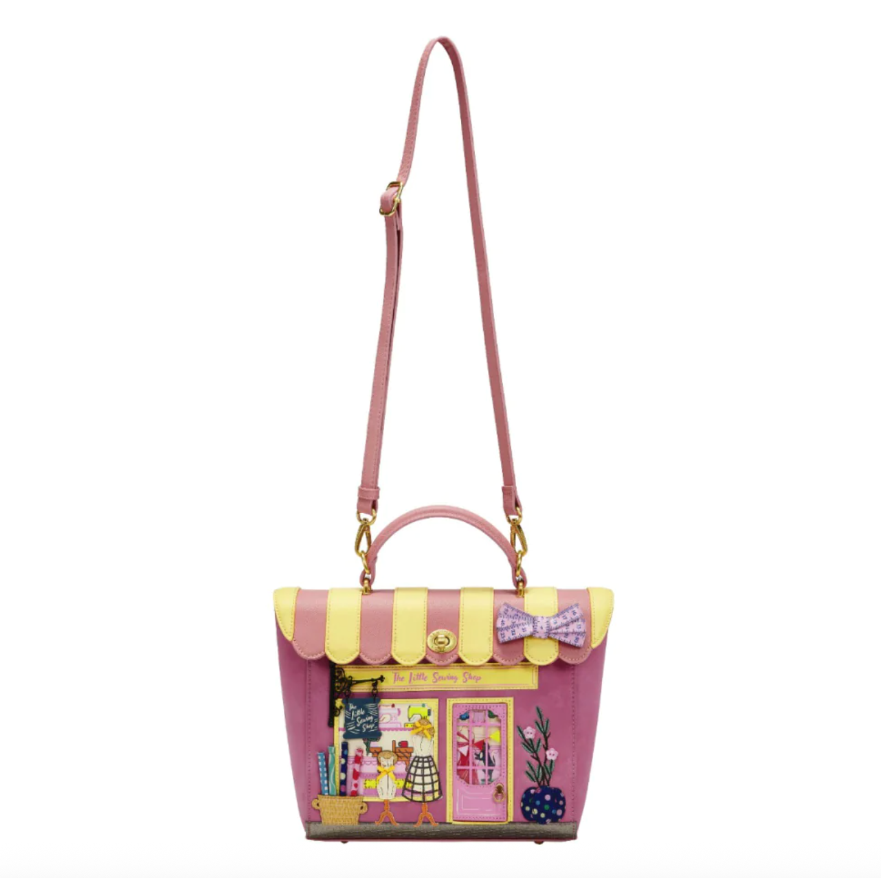 Sewing Shop (Raspberry) ~ Classic Backpack