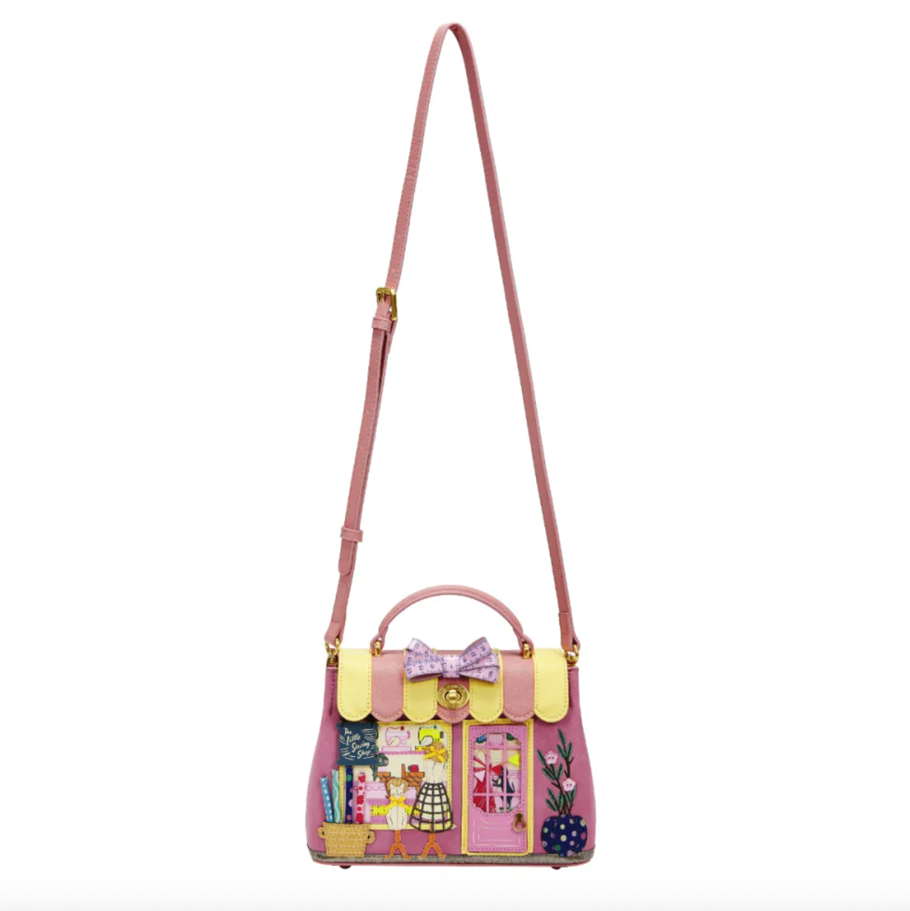 Sewing Shop (Raspberry) ~ Mini Grace Bag