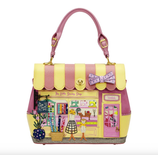 Sewing Shop (Raspberry) ~ Grace Bag