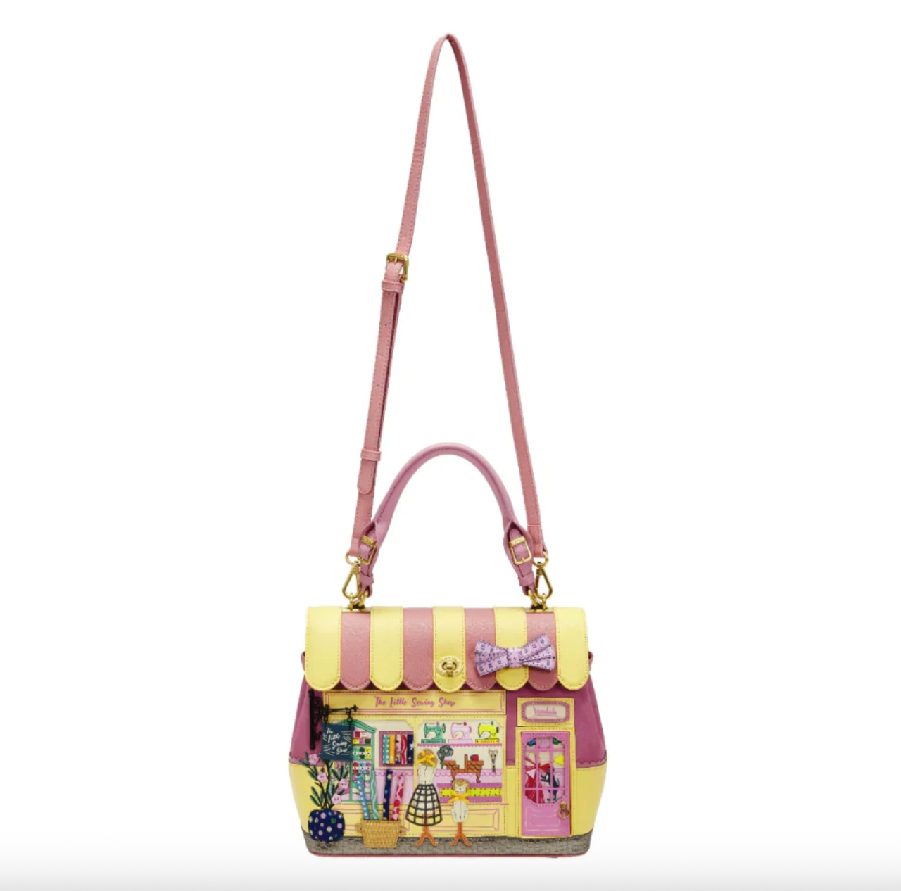 Sewing Shop (Raspberry) ~ Grace Bag