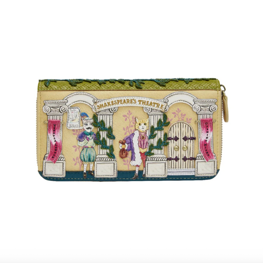 Shakespeare's Theatre ~ Twelfth Night ~ Large Zip Around Wallet