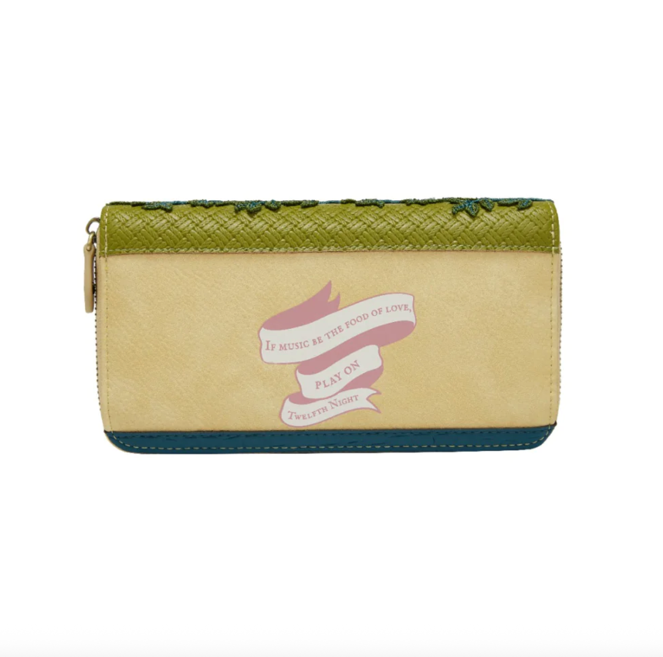 Shakespeare's Theatre ~ Twelfth Night ~ Large Zip Around Wallet