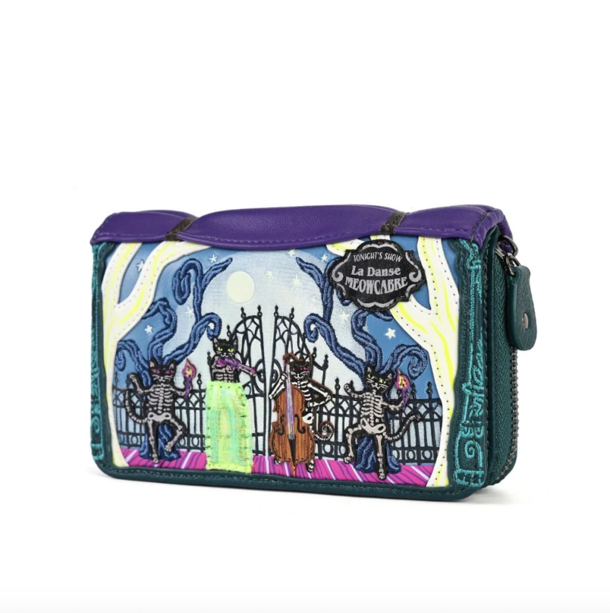 Haunted Theatre ~ Medium Zip Around Wallet