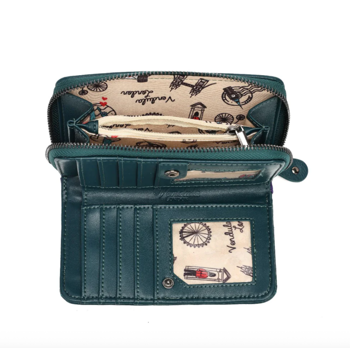 Haunted Theatre ~ Medium Zip Around Wallet
