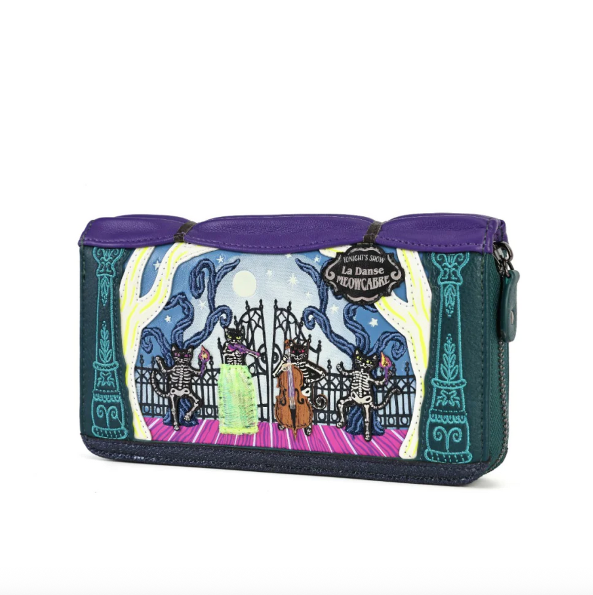Haunted Theatre ~ Large Zip Around Wallet