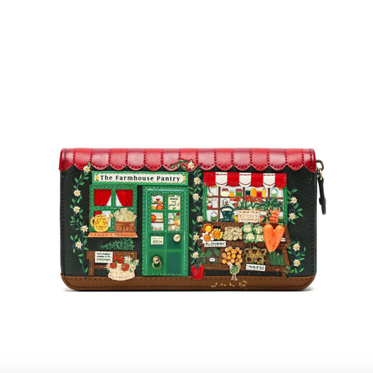 Farmhouse Pantry ~ Large Ziparound Wallet