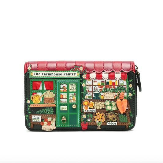 Farmhouse Pantry ~ Medium Ziparound Wallet
