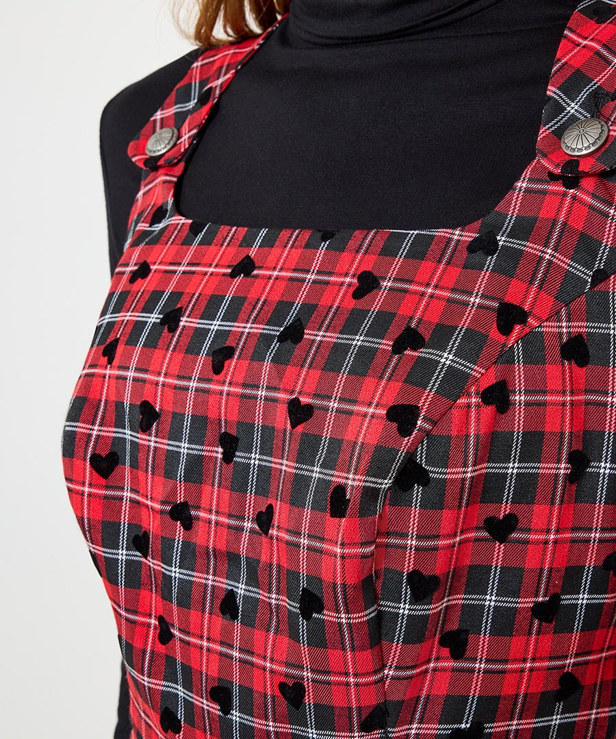 All Hearts Pinafore Dress