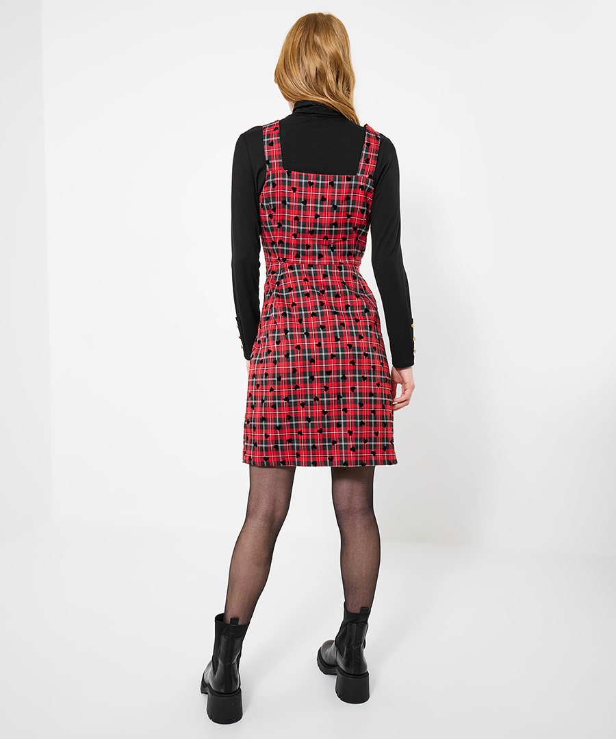 All Hearts Pinafore Dress