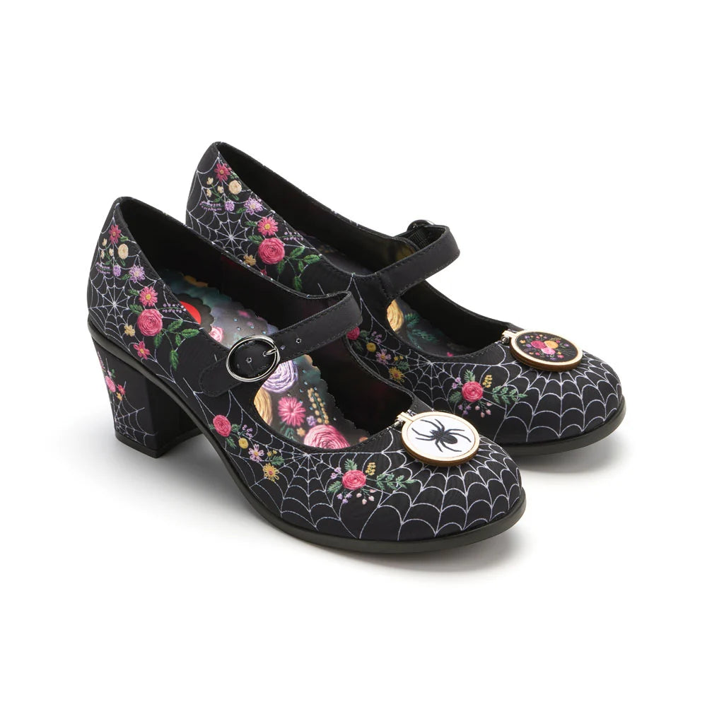 Widows Bloom ~ Mid Heels