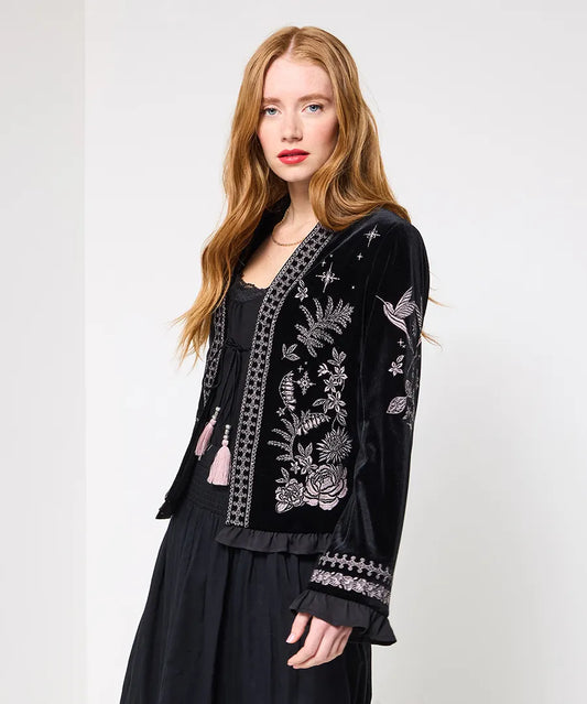 Mystic Dreams Boutique Embroidere Jacket