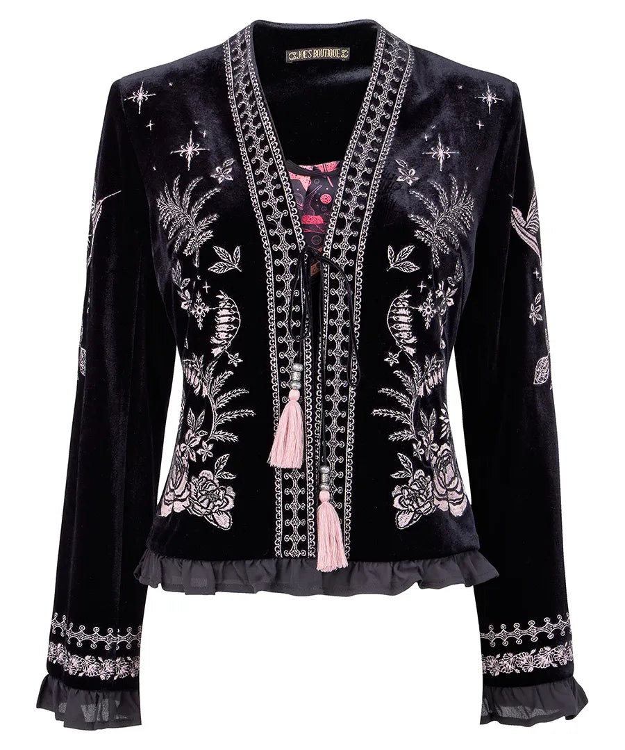 Mystic Dreams Boutique Embroidere Jacket