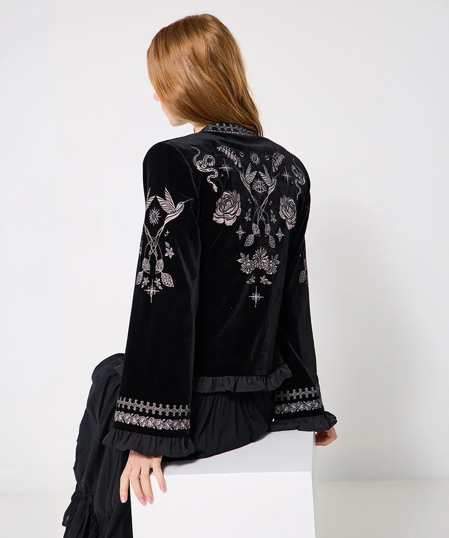 Mystic Dreams Boutique Embroidere Jacket