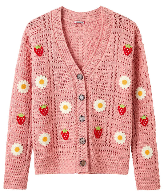 Emilia Embroidered Cardigan