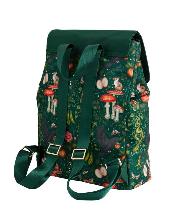 Catherine Rowe x Fable ~ Into the Woods Green Backpack