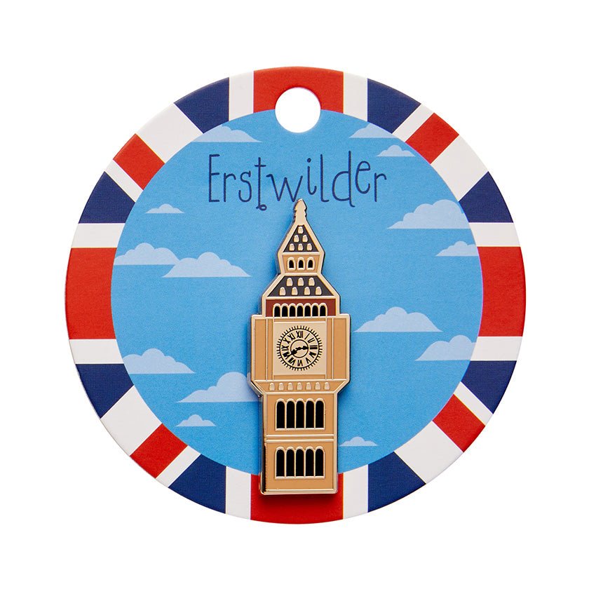 Big Ben Enamel Pin - Rockamilly - Jewellery - Vintage