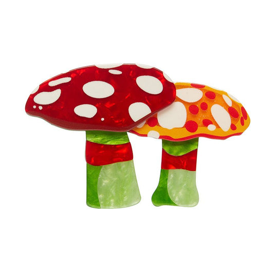 Candy Mushrooms Brooch - Rockamilly - Jewellery - Vintage