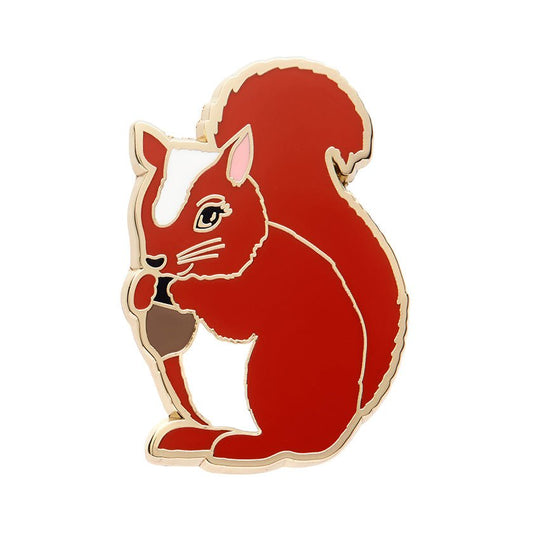 Cheeky Squirrel Enamel Pin - Rockamilly - Jewellery - Vintage