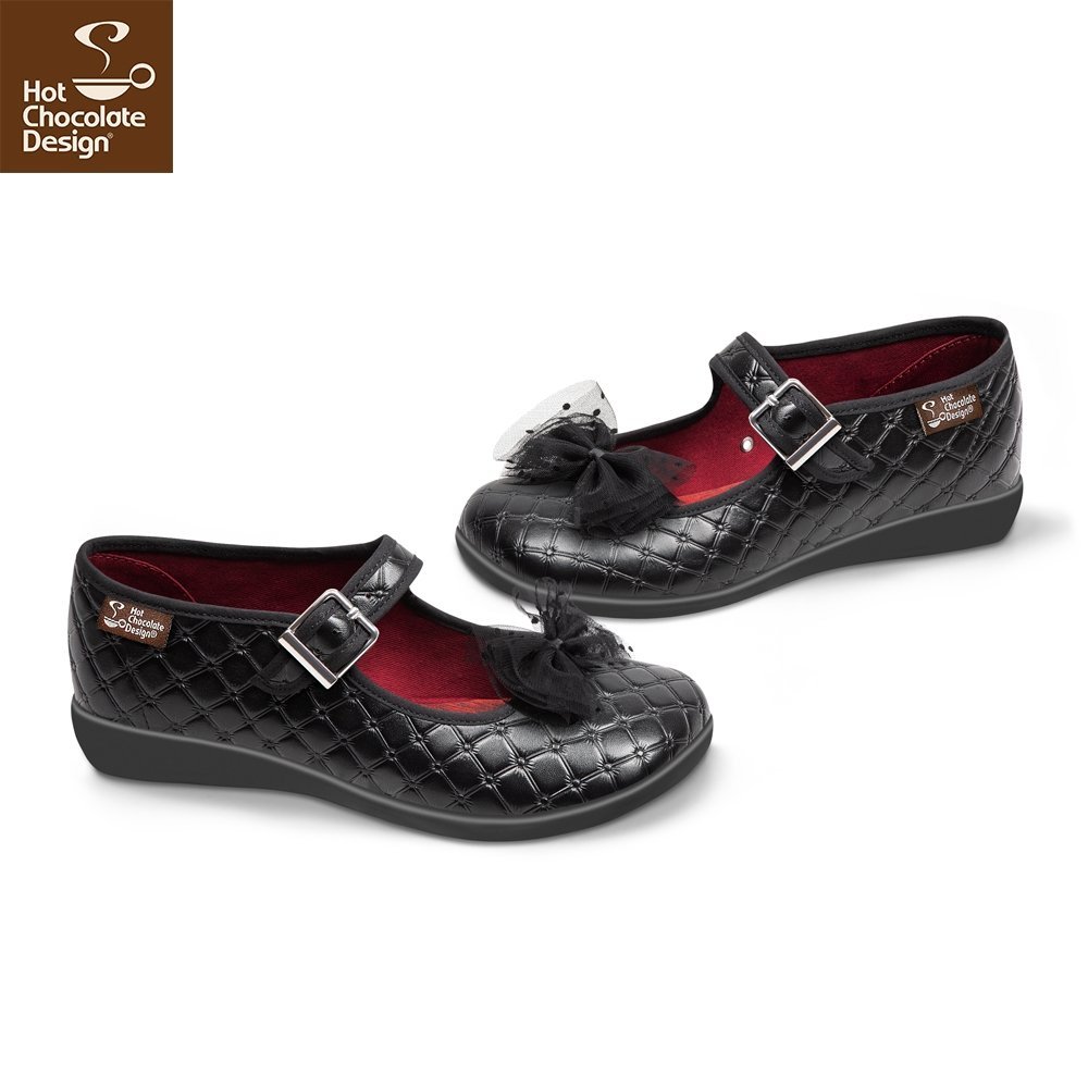 Chocolaticas® Coffin Mary Jane Flats - Rockamilly - Shoes - Vintage