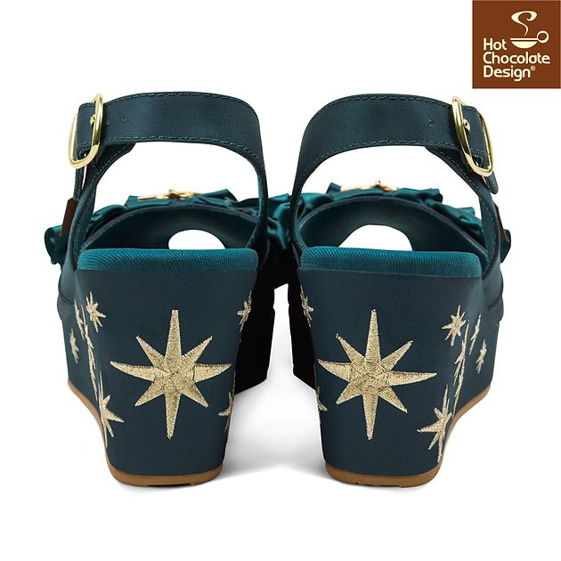 Chocolaticas® Emeraldine Sandals - Rockamilly - Shoes - Vintage