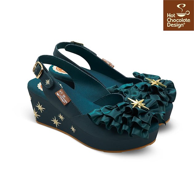 Chocolaticas® Emeraldine Sandals - Rockamilly - Shoes - Vintage